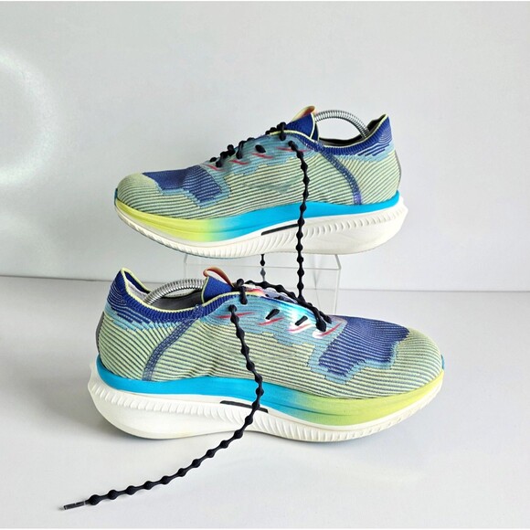 HOKA Cielo X1 Running Shoes Evening Sky Lettuce Men\'s 11.5 Blue Green Sneakers main image 6